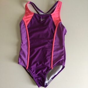 SPEEDO  Kids One Piece Bathing suit Size 12